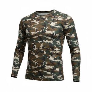 NWT TOMMIE COPPER Men’s Camo Long Sleeve Crew Neck Tee Shirt - Size 3XL